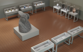 vitrinas para museo y exposiciones